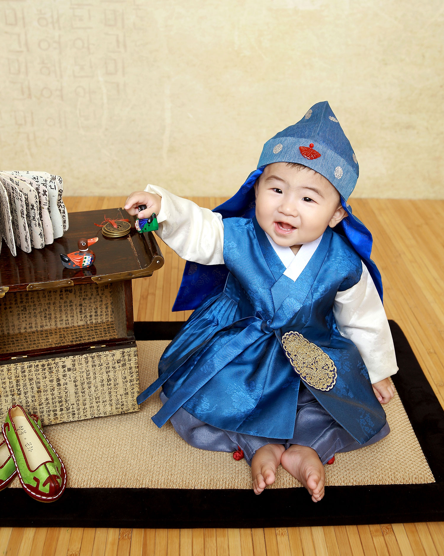 돌사진, First Birthday Baby Portrait