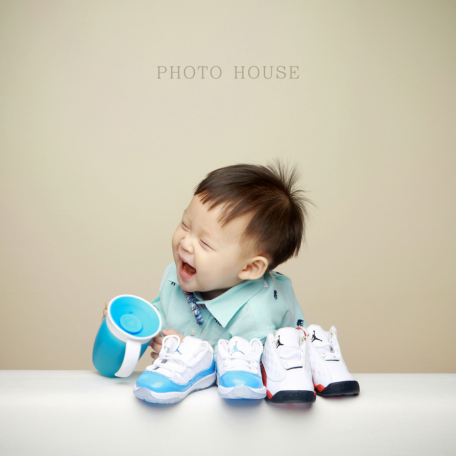 돌사진, First Birthday Baby Portrait