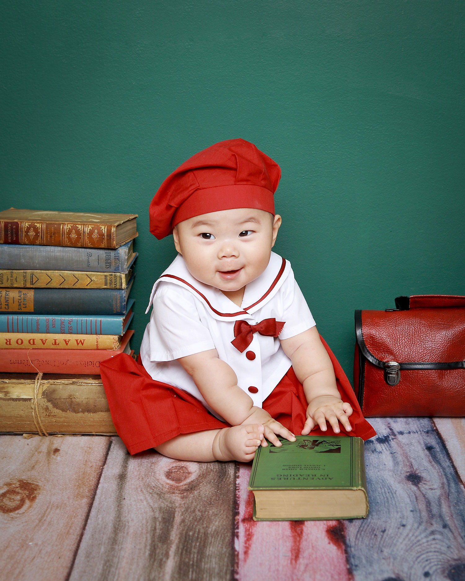 돌사진, First Birthday Baby Portrait