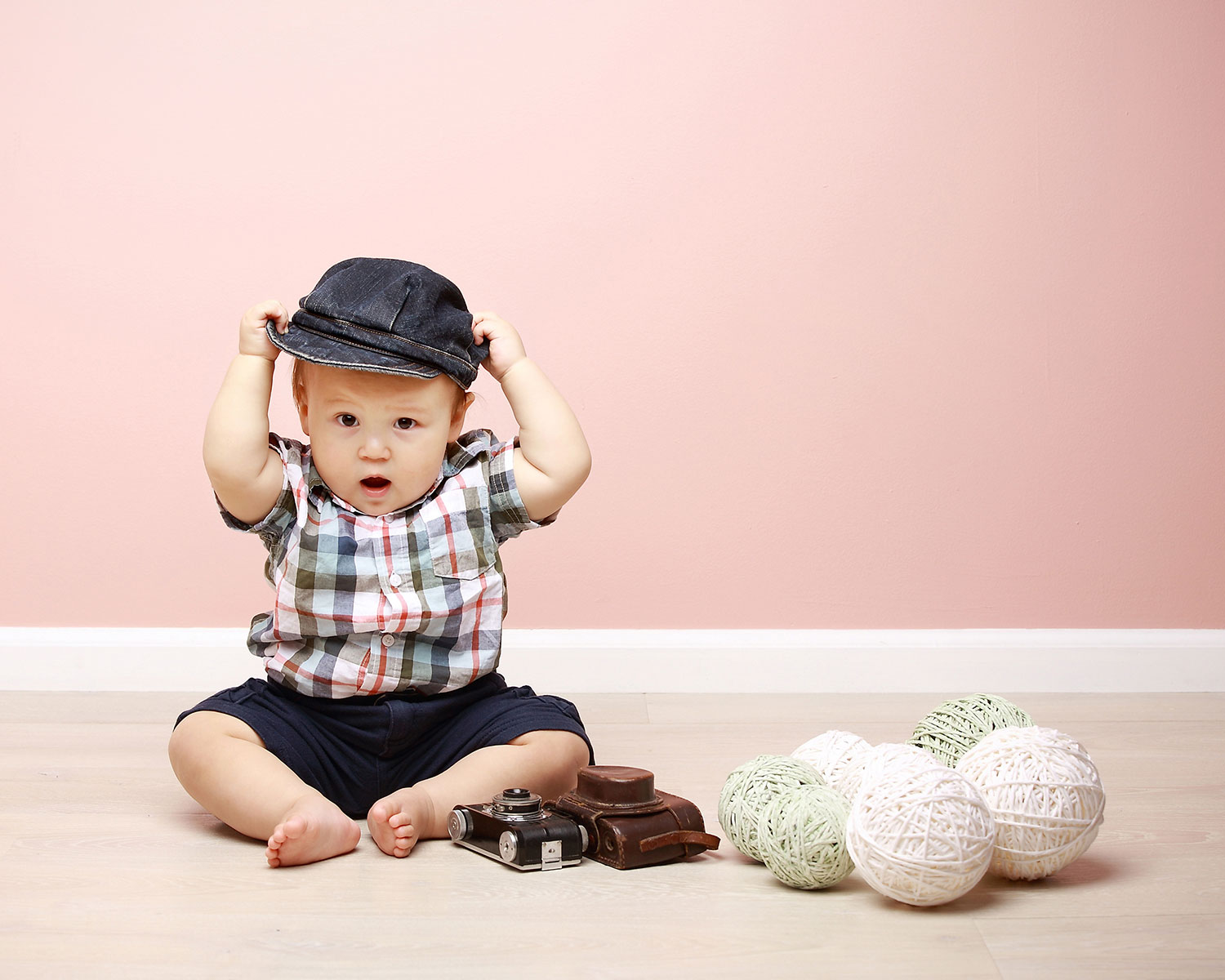 돌사진, First Birthday Baby Portrait